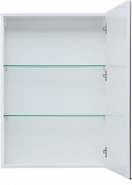 Aquanet Зеркальный шкаф Алвита New 60 белый матовый – фотография-6